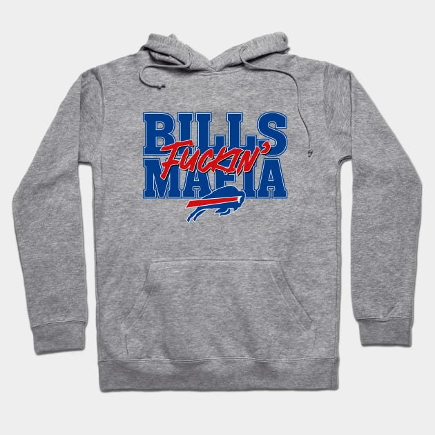 Buffalo Bills - Football Team Hoodie by Gvsarts